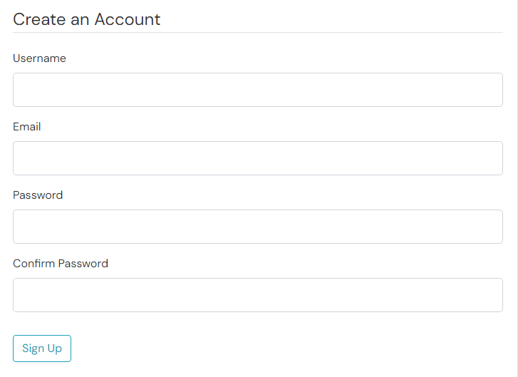 Create Account